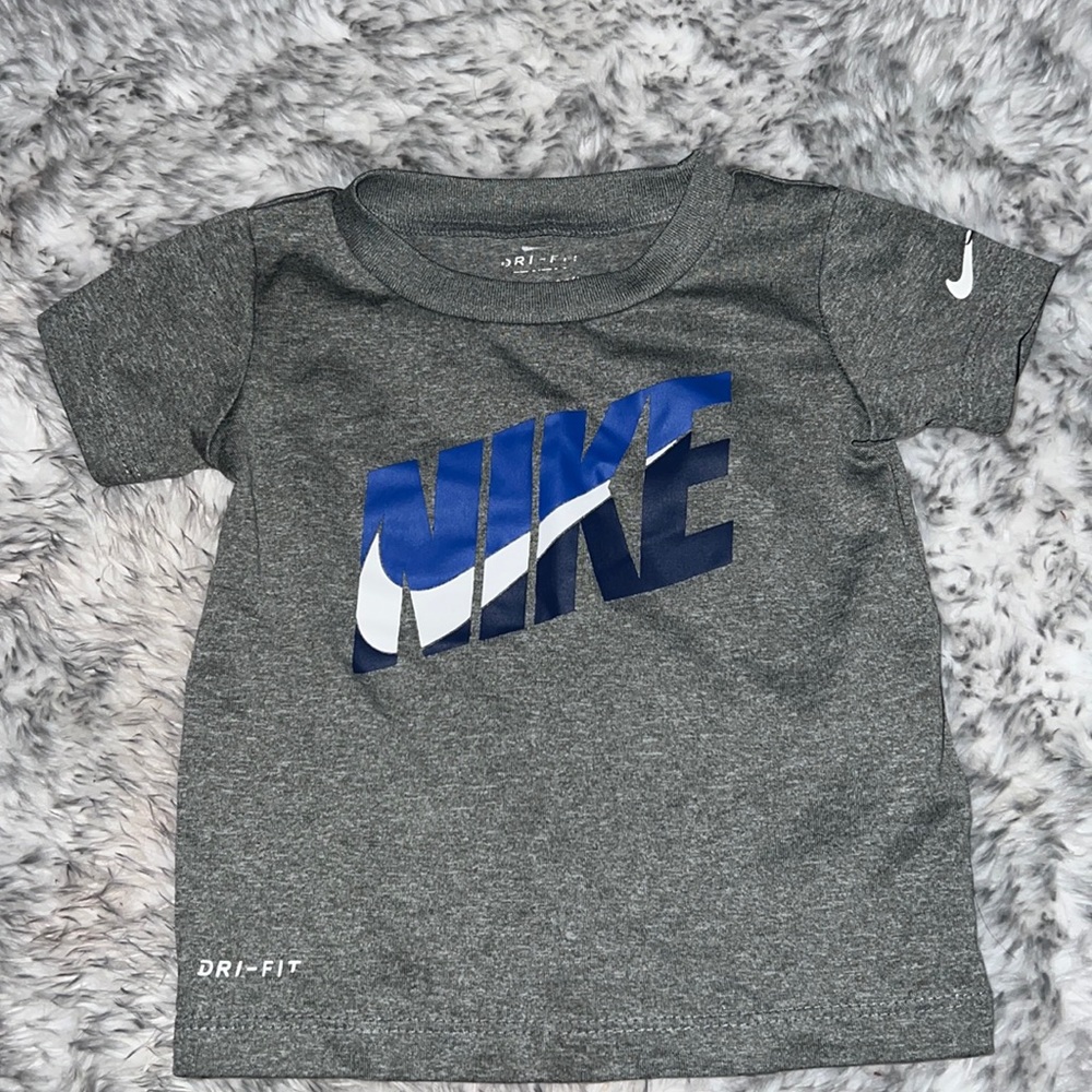 Gray, Nike, casual tshirt